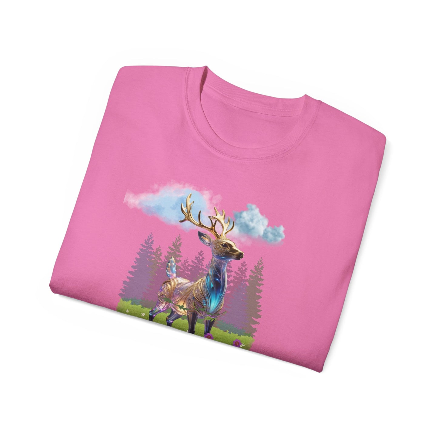 Women's Cotton T-shirt deer