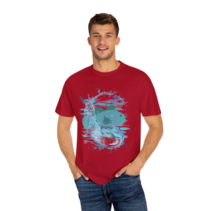 ARTISAN Cotton T-shirt waterfish