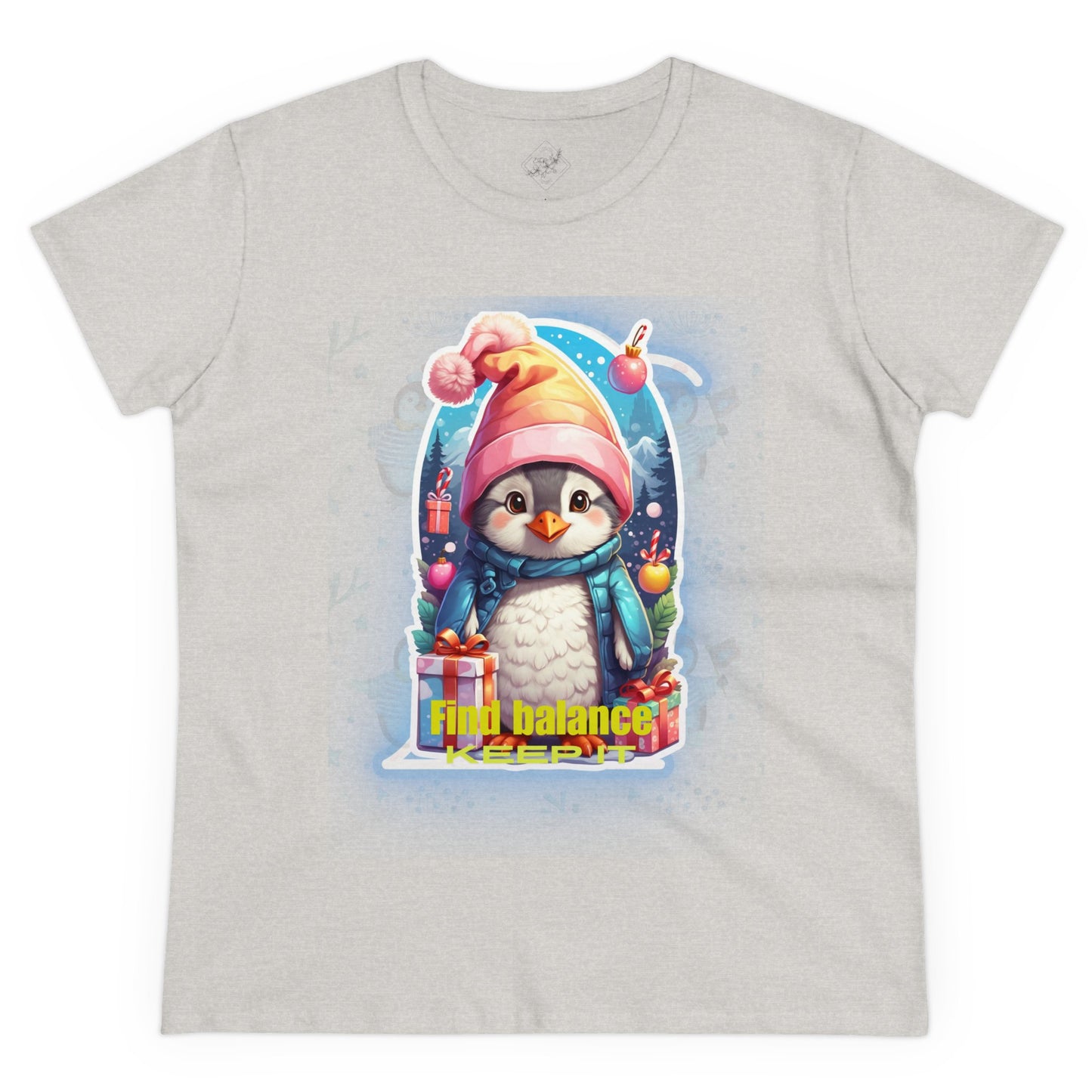 Women's Midweight Cotton Tee penguin