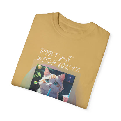 ARTISAN Cotton T-shirt cat design