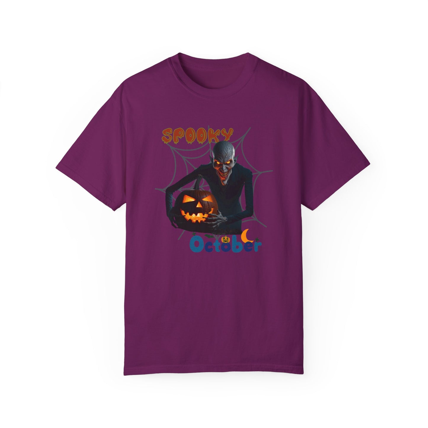 US Cotton Halloween T-shirt spooky