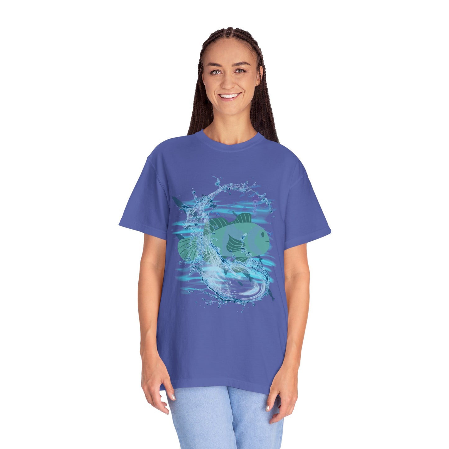 ARTISAN Cotton T-shirt waterfish