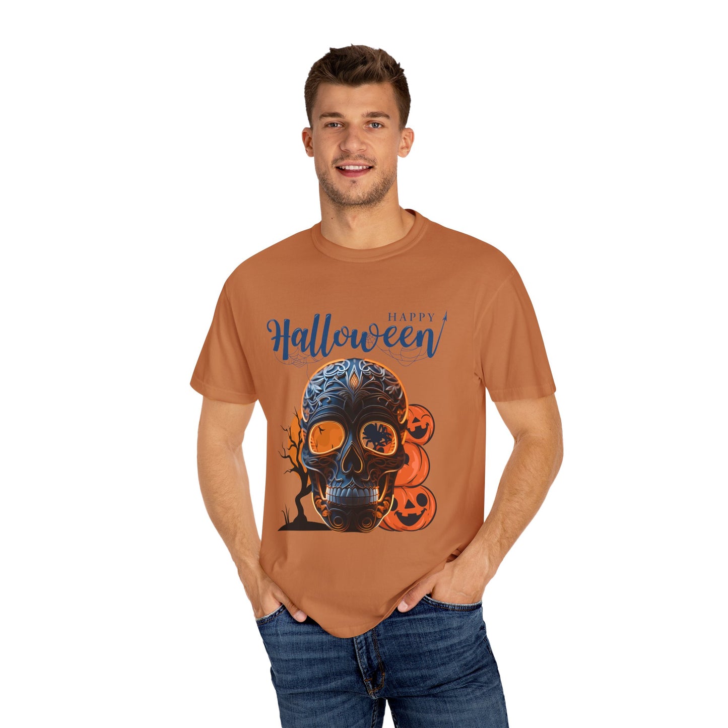 US Cotton Halloween T-shirt happy halloween