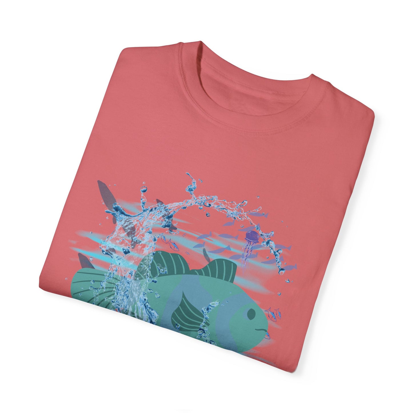 ARTISAN Cotton T-shirt waterfish