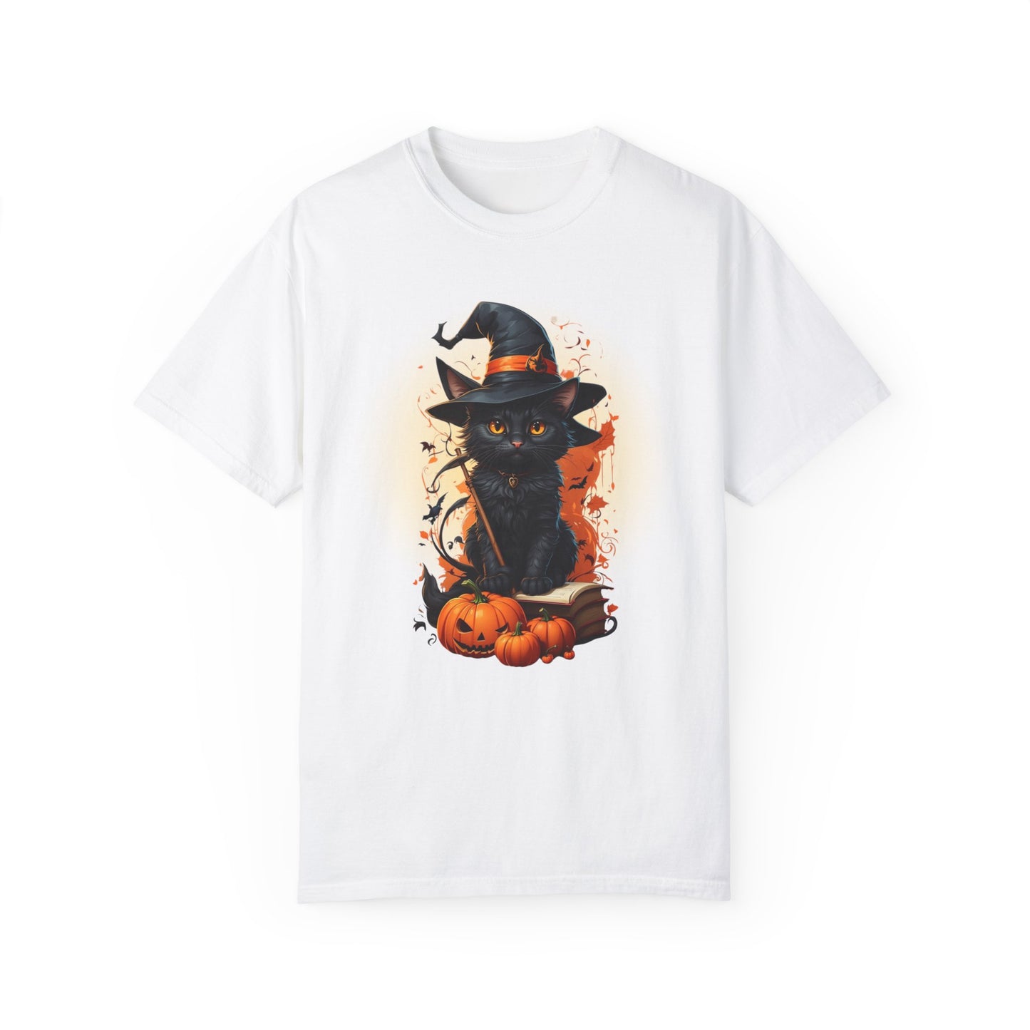 US Cotton Halloween T-shirt raven