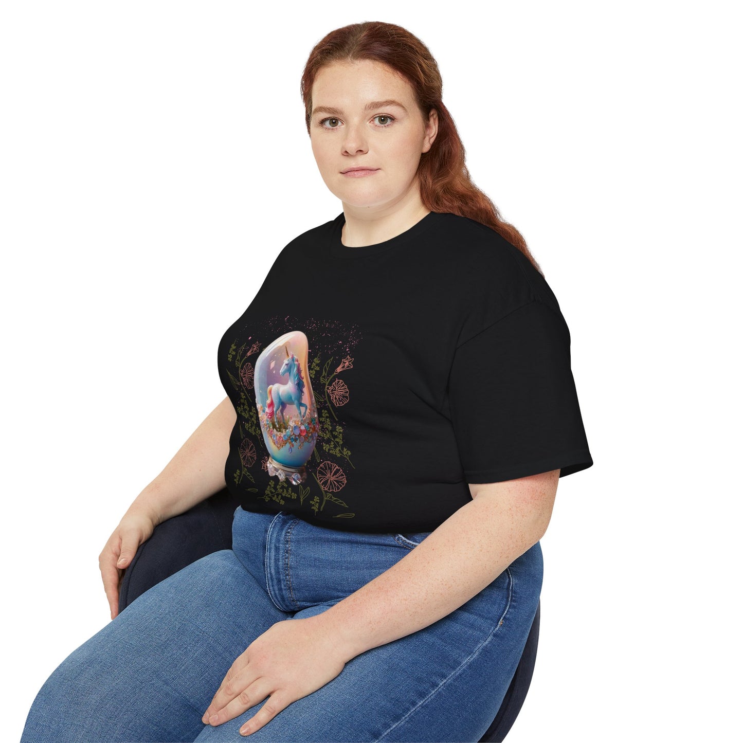 Women's Cotton T-shirt unicorn