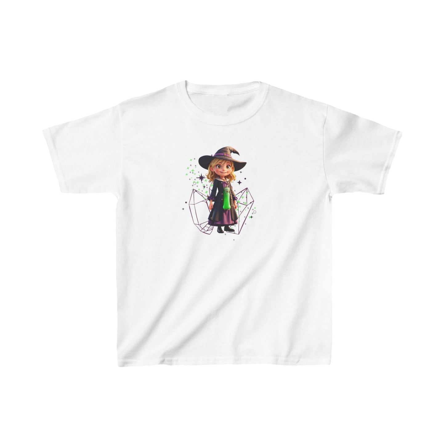 Kids Cotton T-Shirt witch