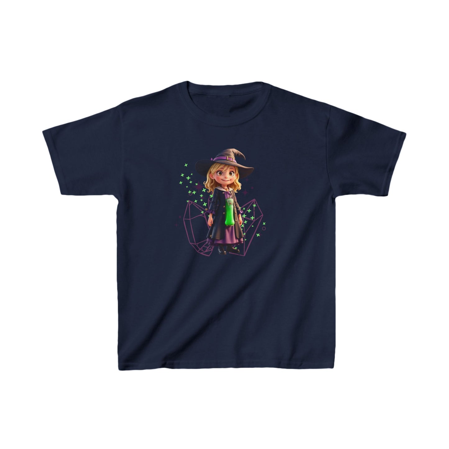 Kids Cotton T-Shirt witch