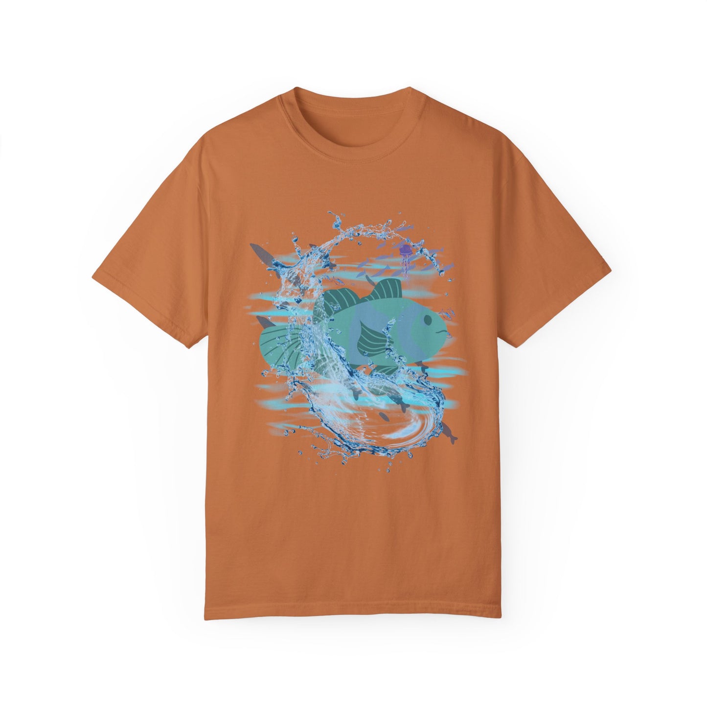 ARTISAN Cotton T-shirt waterfish