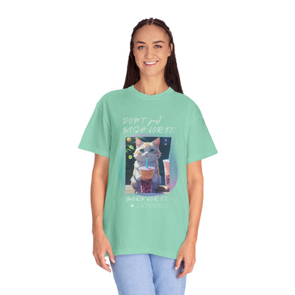 ARTISAN Cotton T-shirt cat design