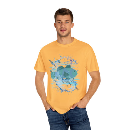 ARTISAN Cotton T-shirt waterfish