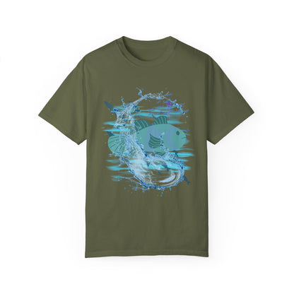 ARTISAN Cotton T-shirt waterfish