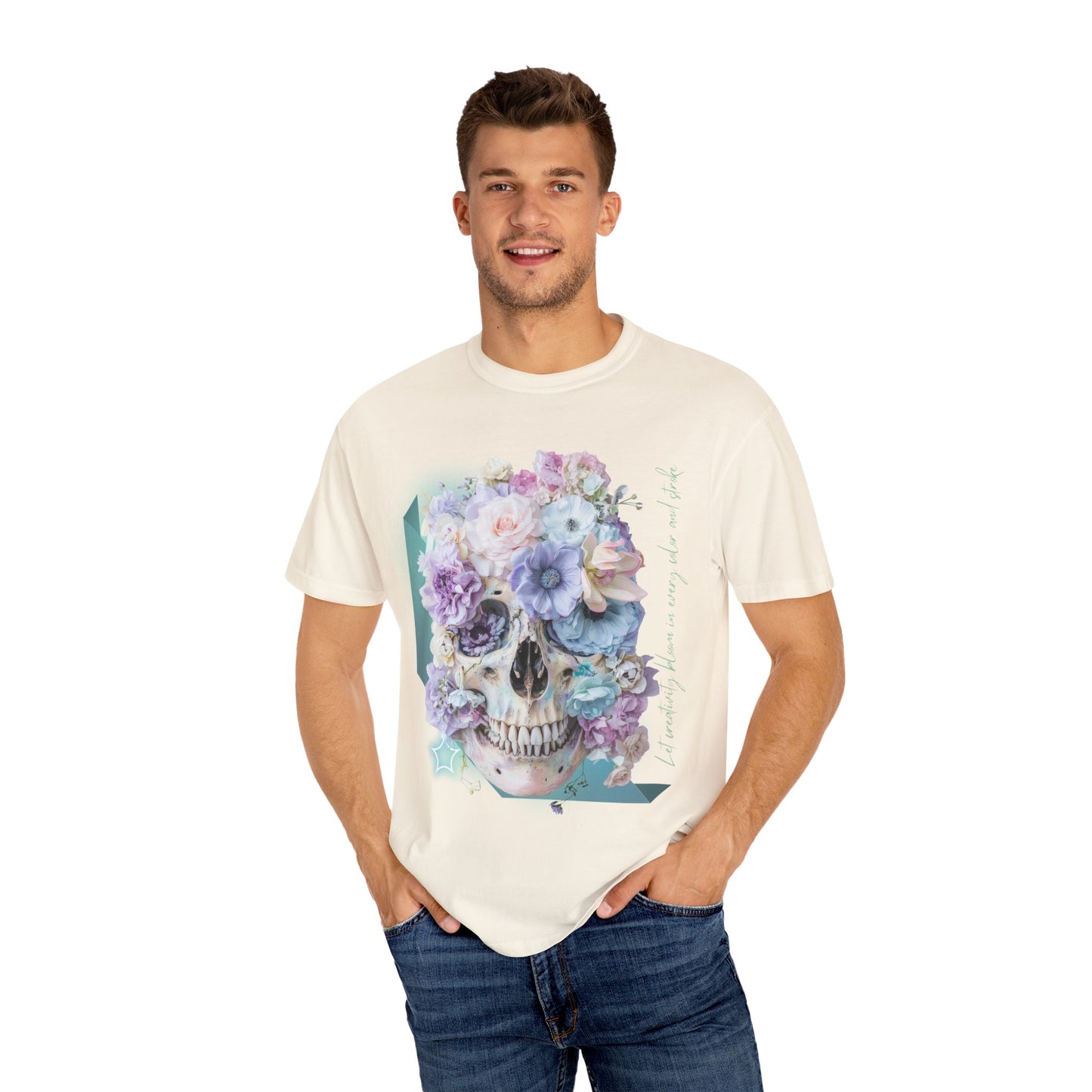 ARTISAN Cotton T-shirt flowers