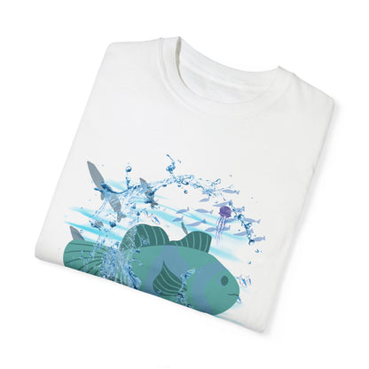 ARTISAN Cotton T-shirt waterfish