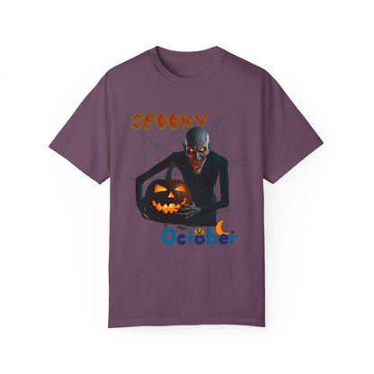 US Cotton Halloween T-shirt spooky