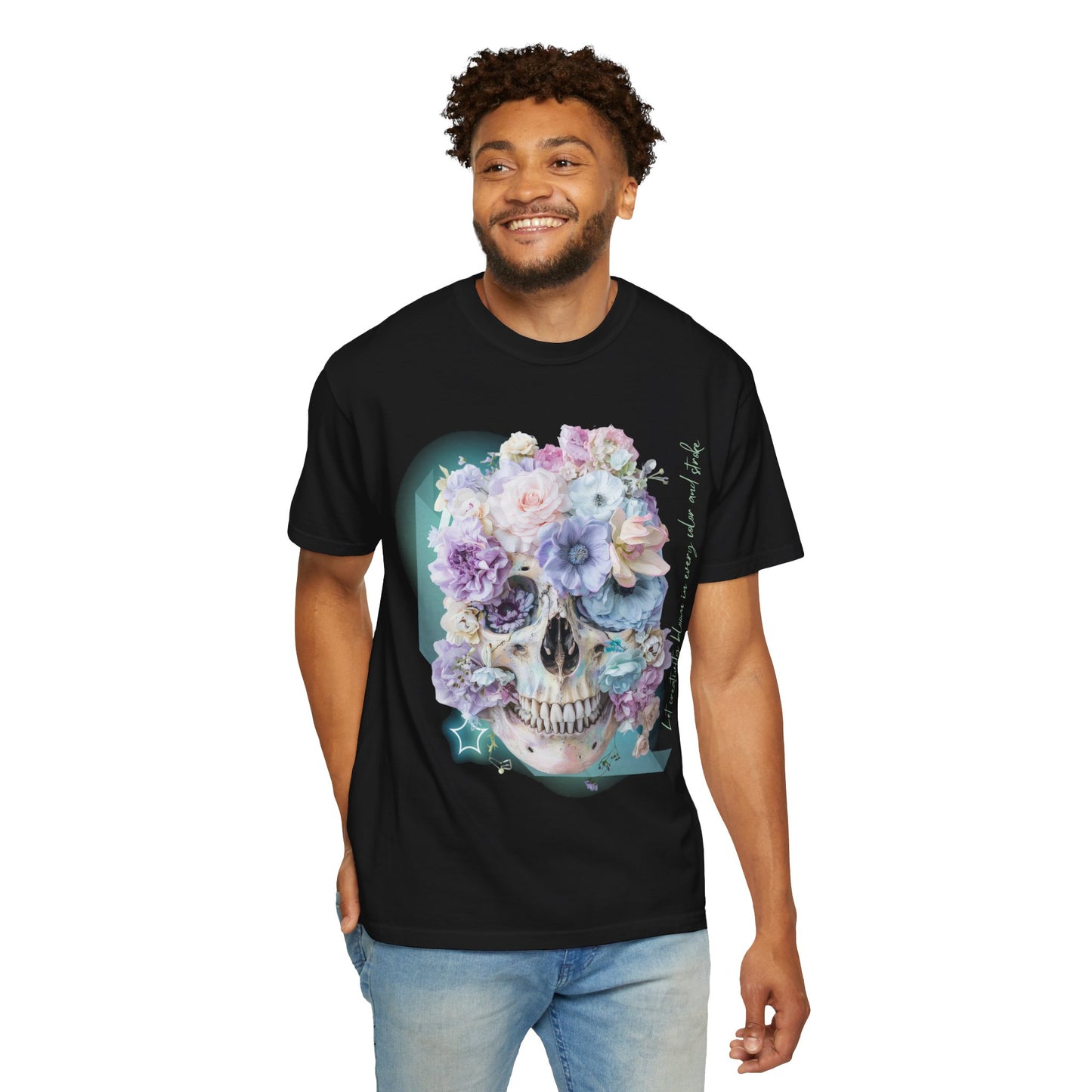 ARTISAN Cotton T-shirt flowers