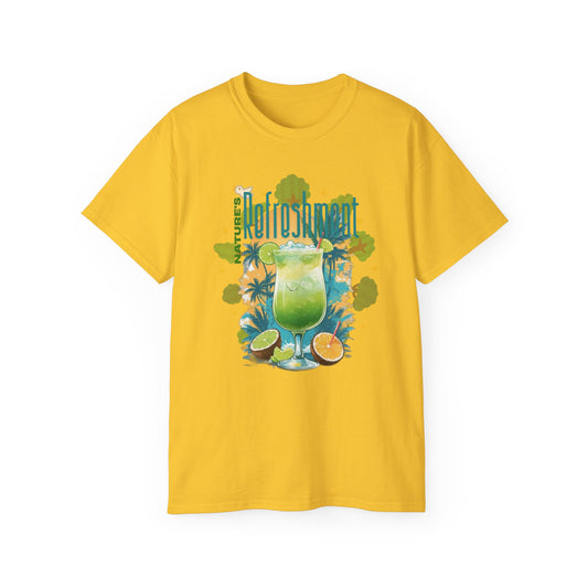 Cotton T-shirt refreshment