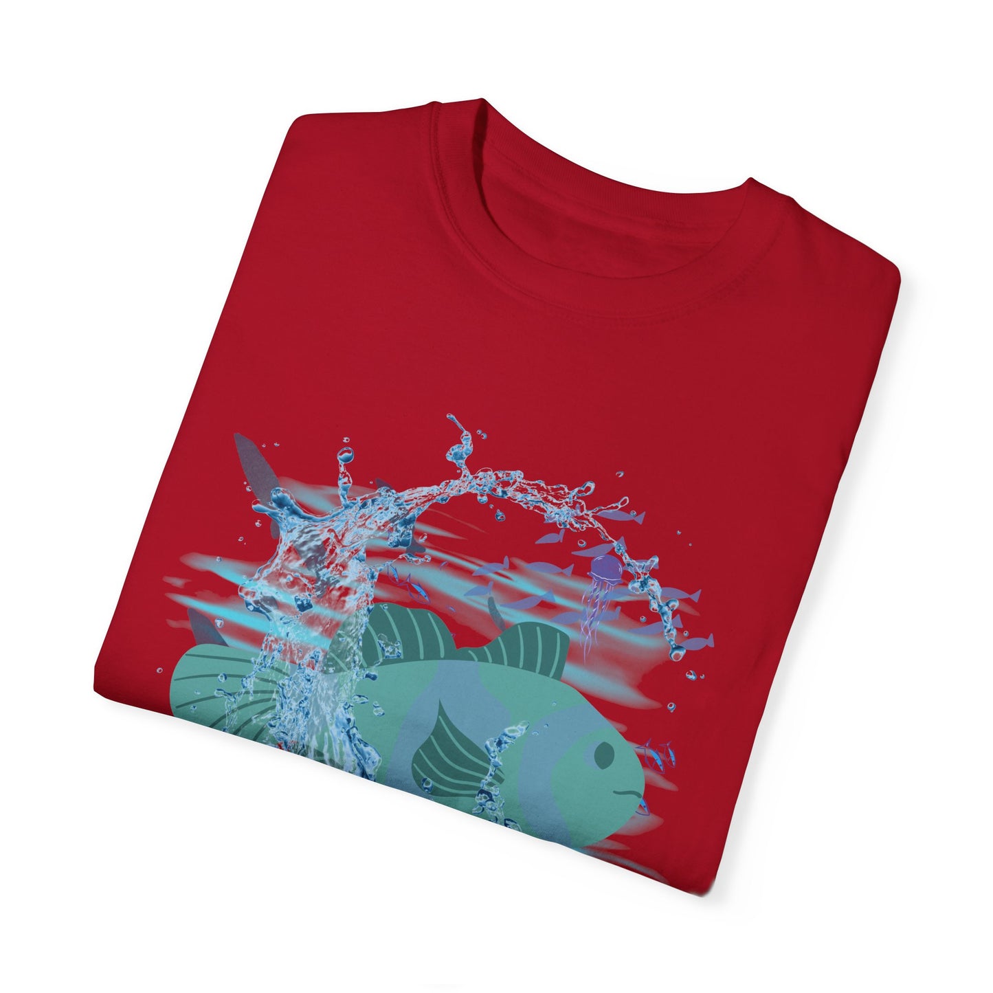 ARTISAN Cotton T-shirt waterfish