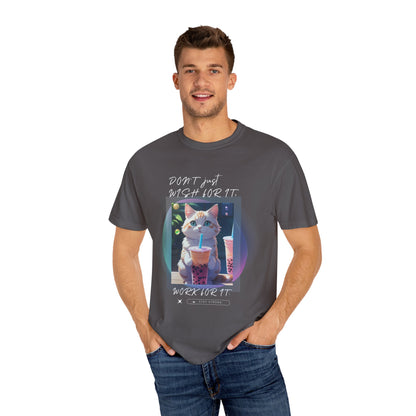 ARTISAN Cotton T-shirt cat design