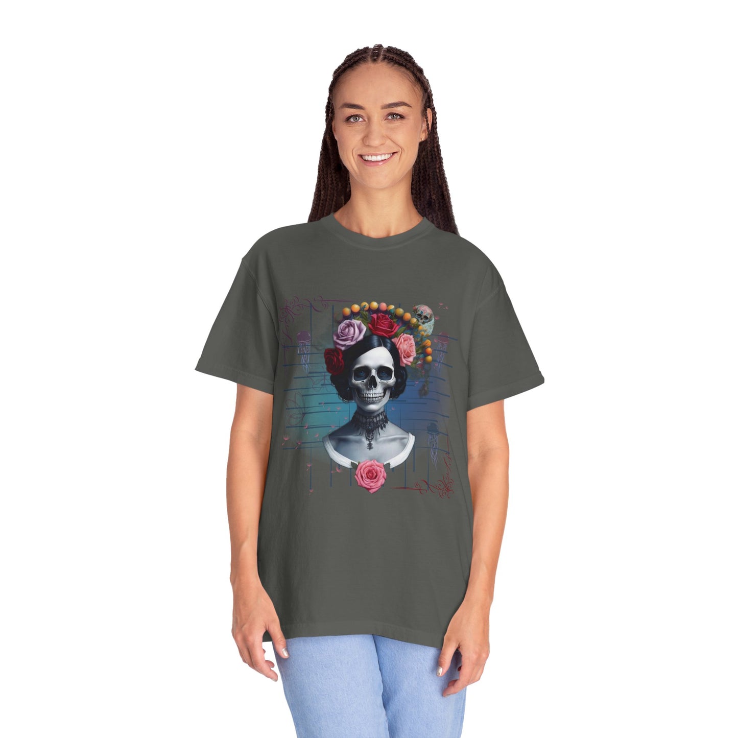 ARTISAN Cotton T-shirt brided skull