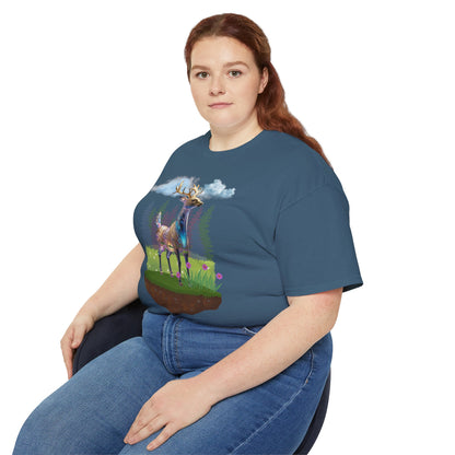 Women's Cotton T-shirt deer