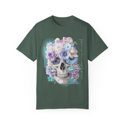 ARTISAN Cotton T-shirt flowers [Color variants]