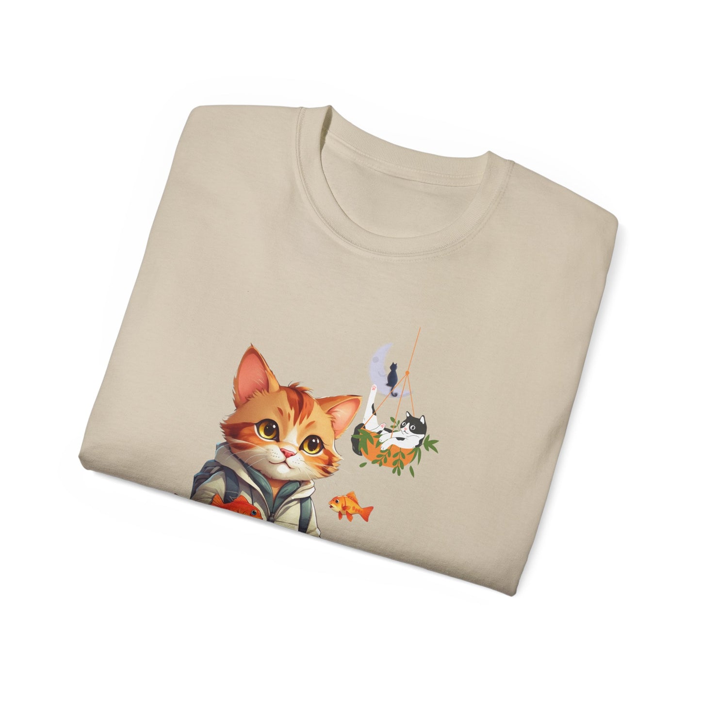 Women's Cotton T-shirt kitten