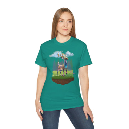 Women's Cotton T-shirt deer