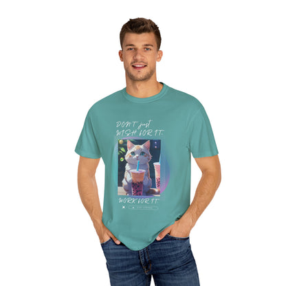 ARTISAN Cotton T-shirt cat design