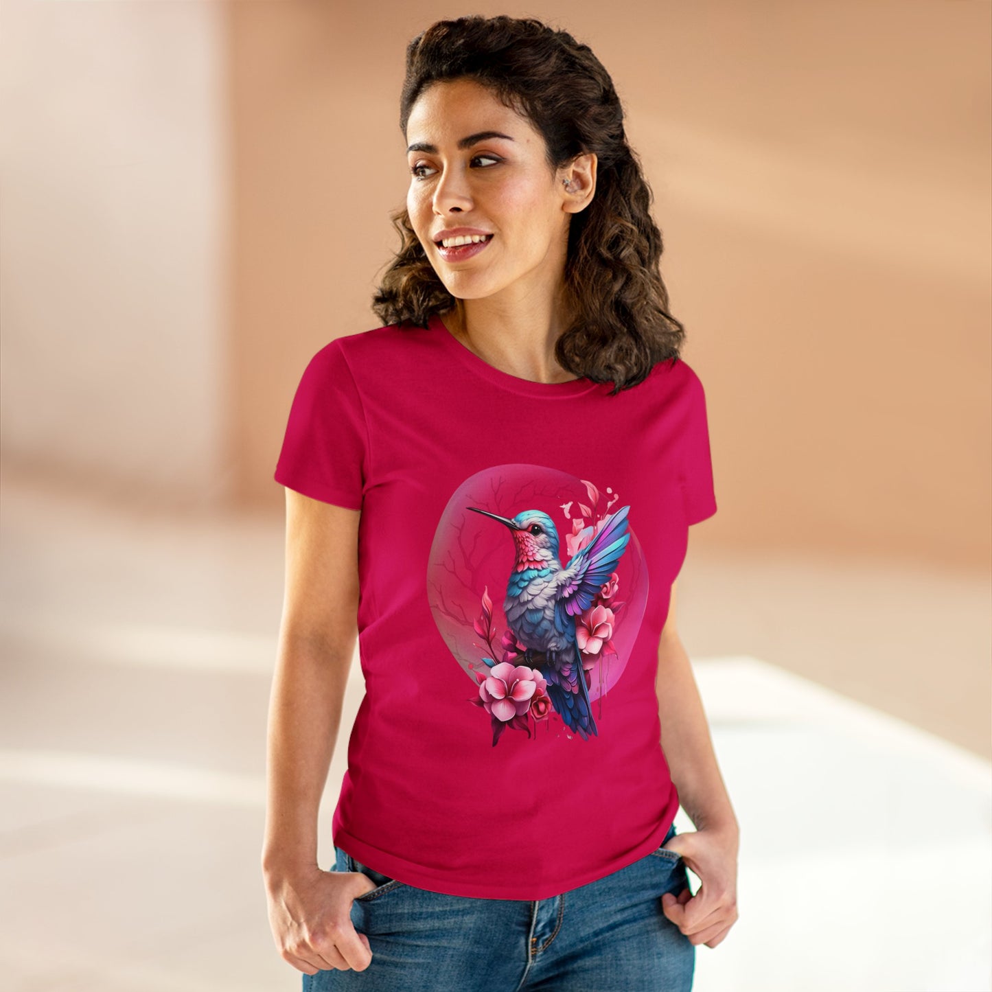 Women's Midweight Cotton Tee sparrow