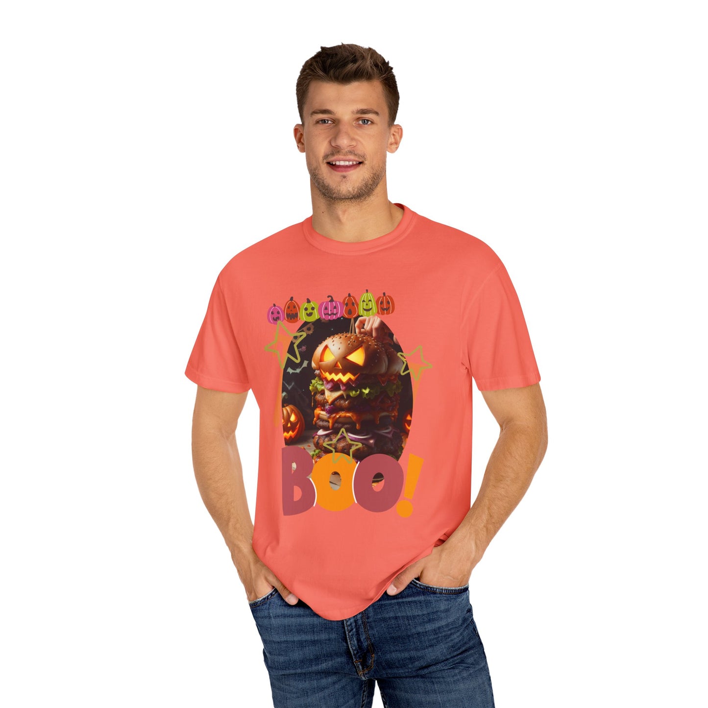 US Cotton Halloween T-shirt boo!