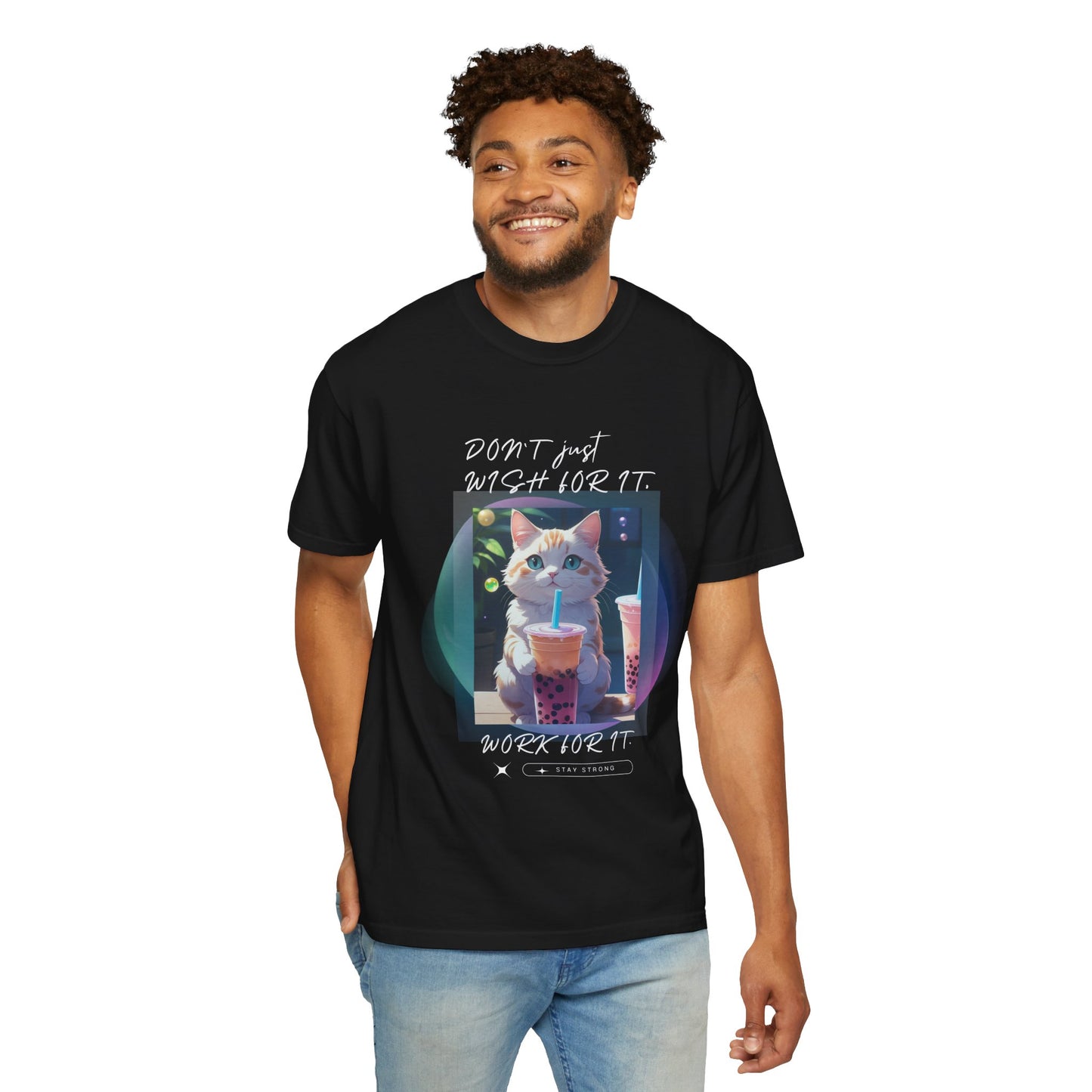 ARTISAN Cotton T-shirt cat design