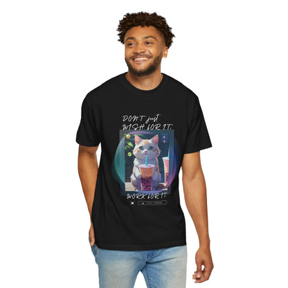 ARTISAN Cotton T-shirt cat design