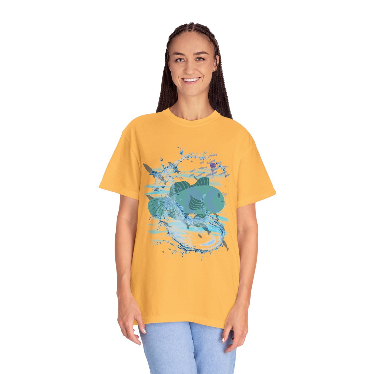 ARTISAN Cotton T-shirt waterfish