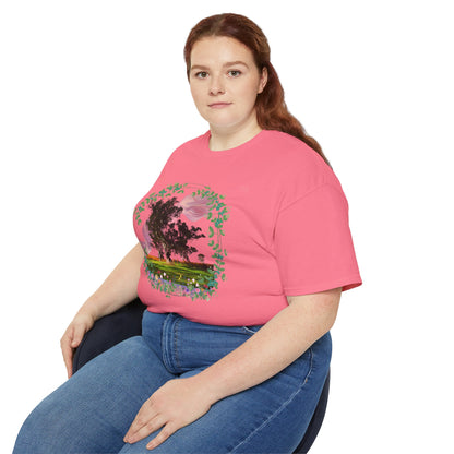 Women's Cotton T-shirt flowers