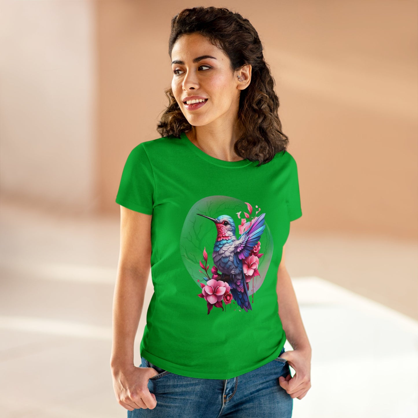 Women's Midweight Cotton Tee sparrow