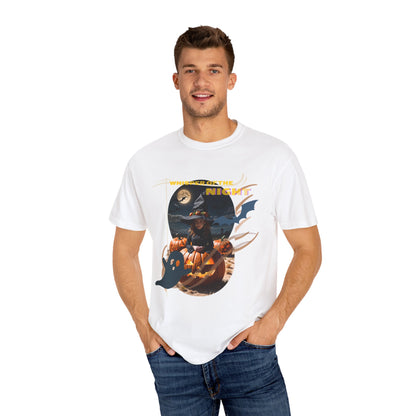 US Cotton T-shirt  jack-o'-lantern