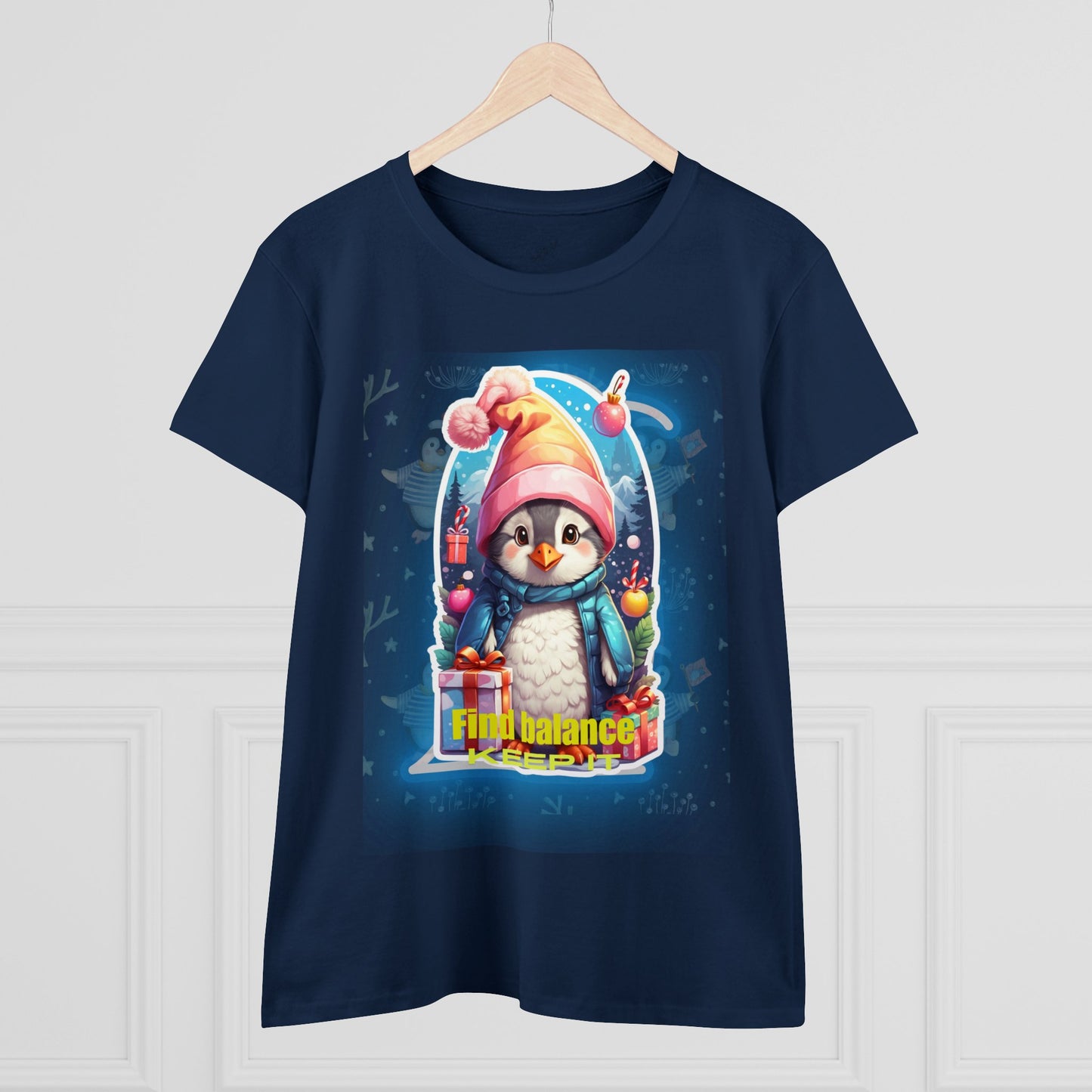 Women's Midweight Cotton Tee penguin