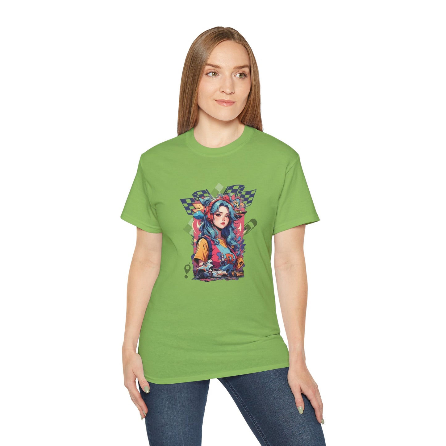 Women's Cotton T-shirt racing