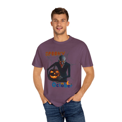 US Cotton Halloween T-shirt spooky