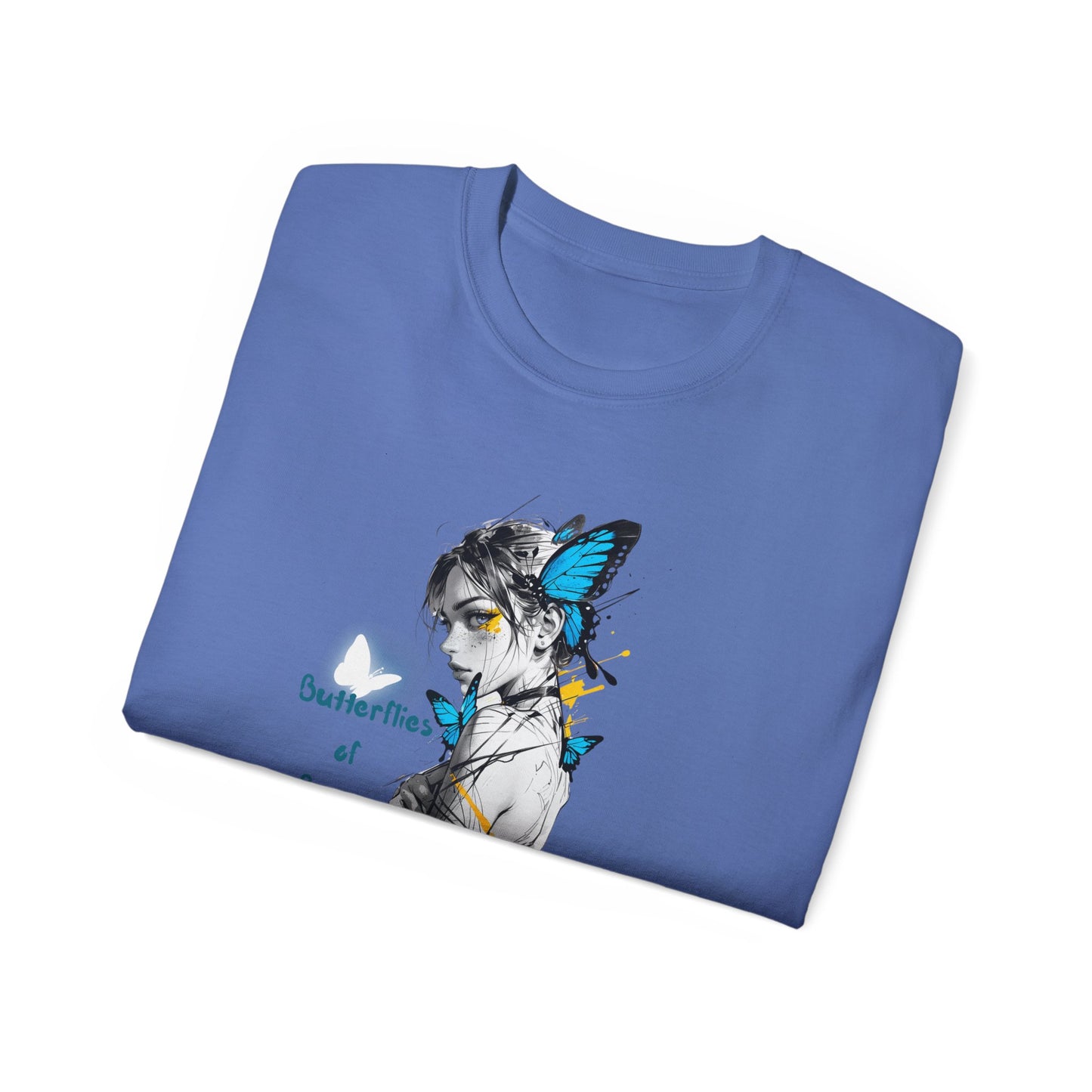 Women's Cotton T-shirt butterflies