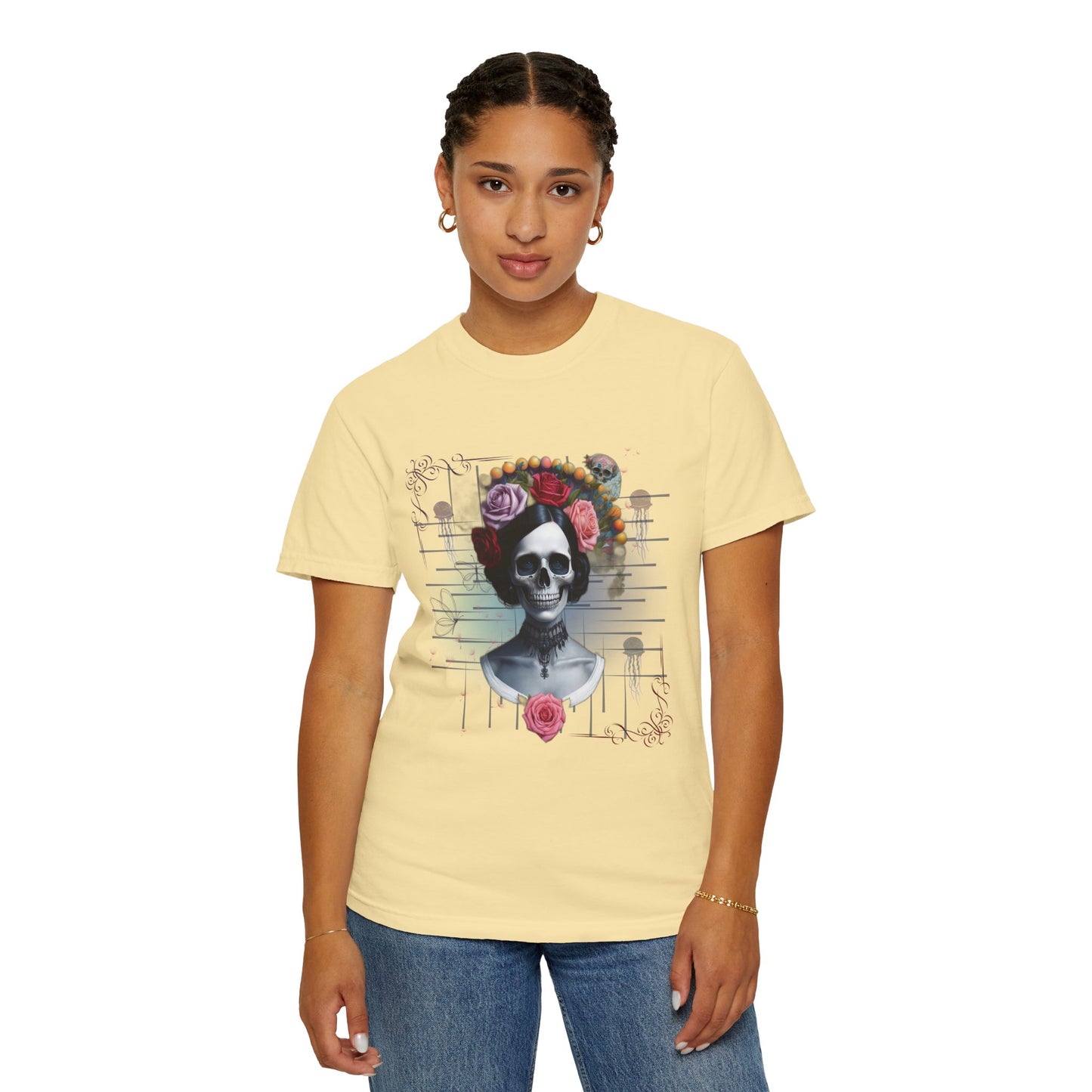 ARTISAN Cotton T-shirt brided skull