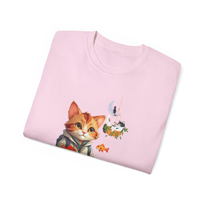 Women's Cotton T-shirt kitten