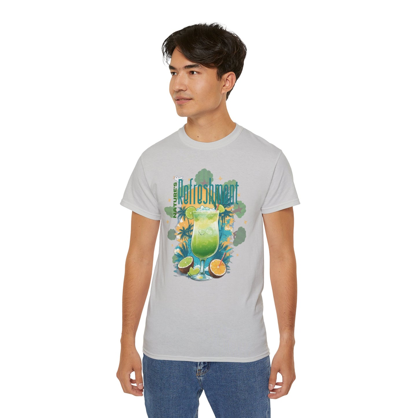 Cotton T-shirt refreshment