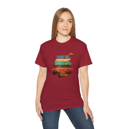 QT Cotton T-shirt the day