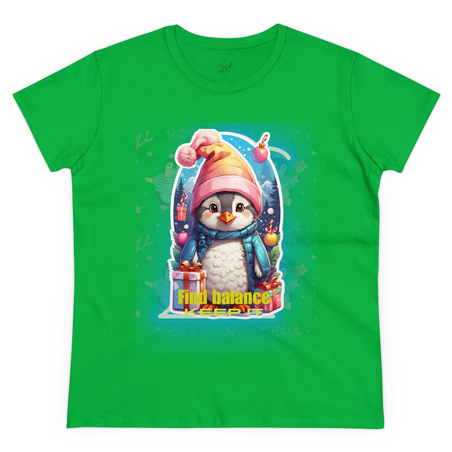 Women's Midweight Cotton Tee penguin