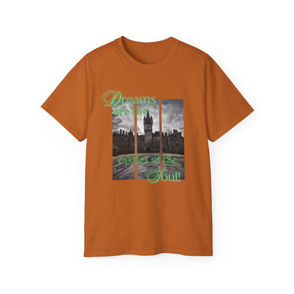 Cotton t-shirt with castle