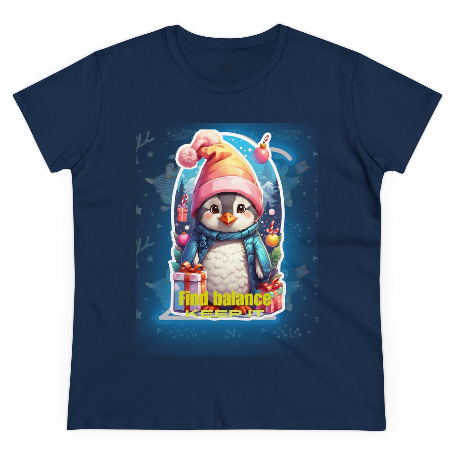 Women's Midweight Cotton Tee penguin