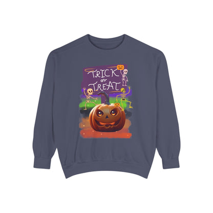 Halloween Cotton Sweatshirt trick or treat