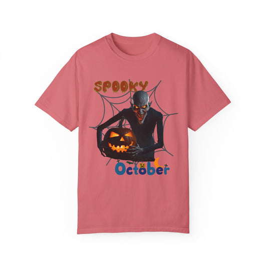 US Cotton Halloween T-shirt spooky